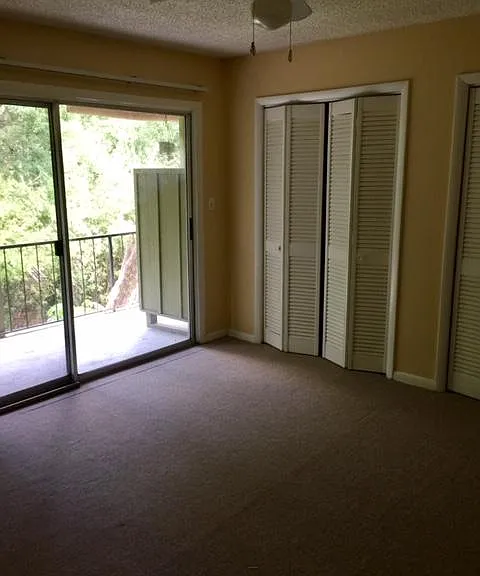 Bedroom with spacious closets