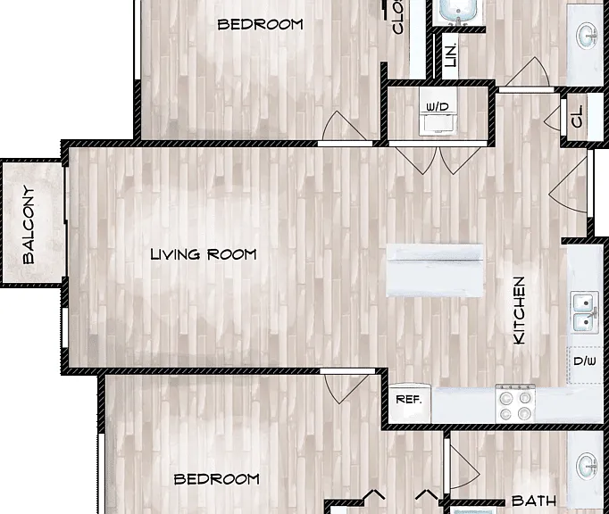 B1 Floorplan Diagram