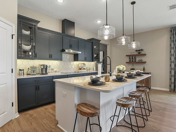 Island overlooking great room