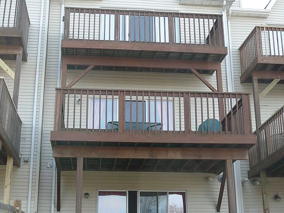 Rear of property
