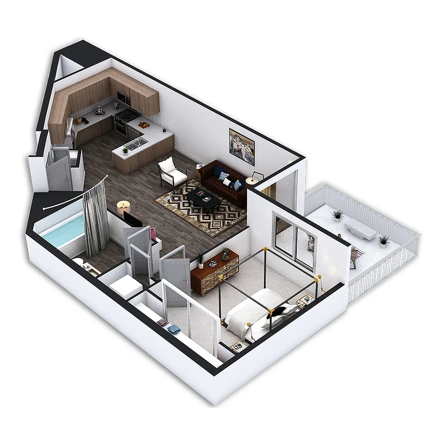 Floor plan Davenport