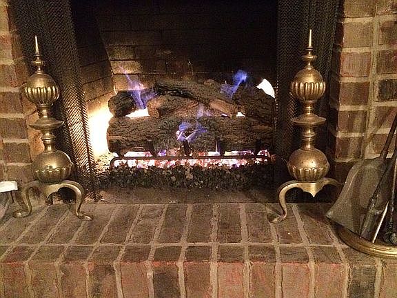 Wood Burning Fireplace