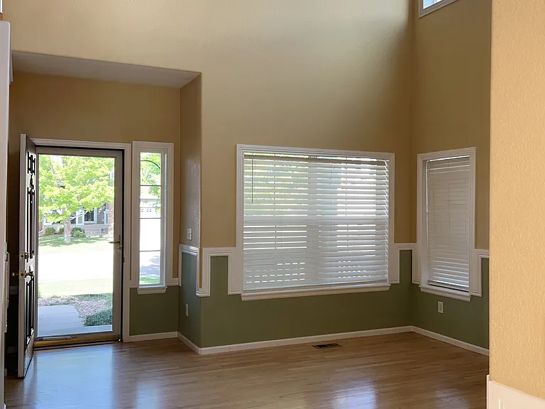 Formal Living Room with vaulted ceiling