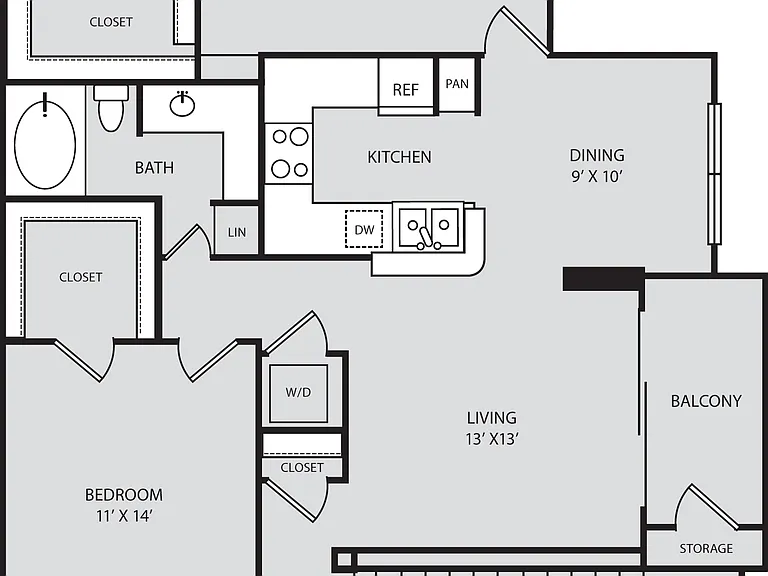 B4 floor plan Parc At Wall Street