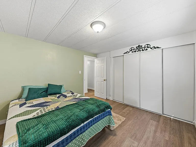 Master Bedroom. New Flooring. New flooring. Large closet.