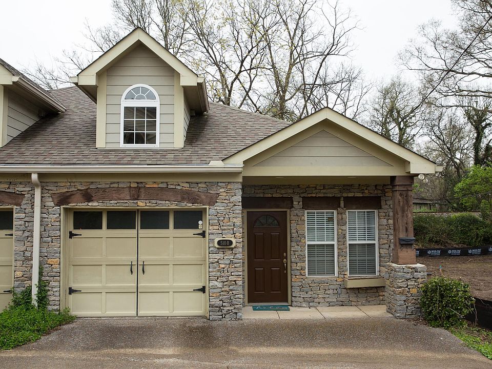 Front of house and garage