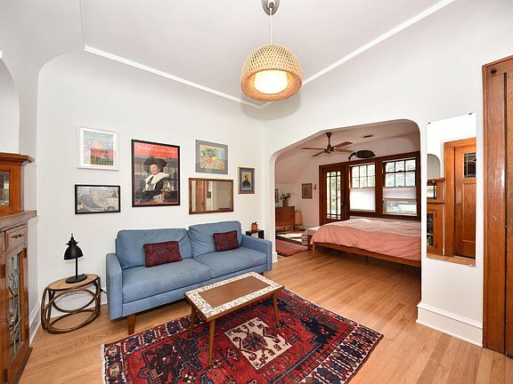 DINING ROOM. Used by previous owners as a study (they occupied both floors of the duplex).