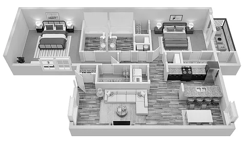 Floor plan The Lanier