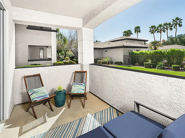 Private patio or balcony