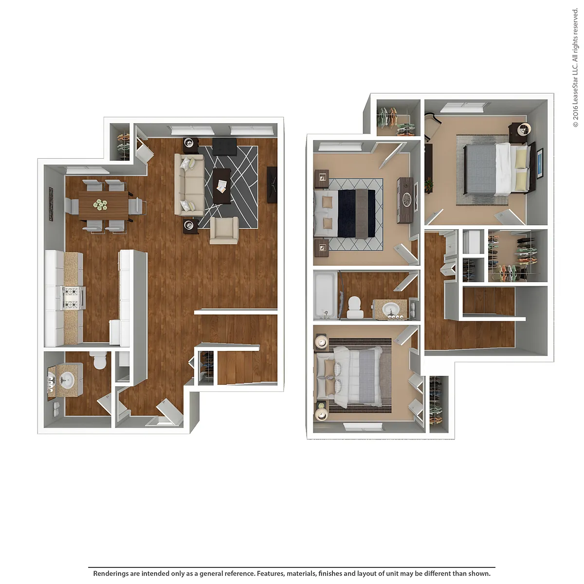 Floor plan Large 3 Bed 1.5 Bath