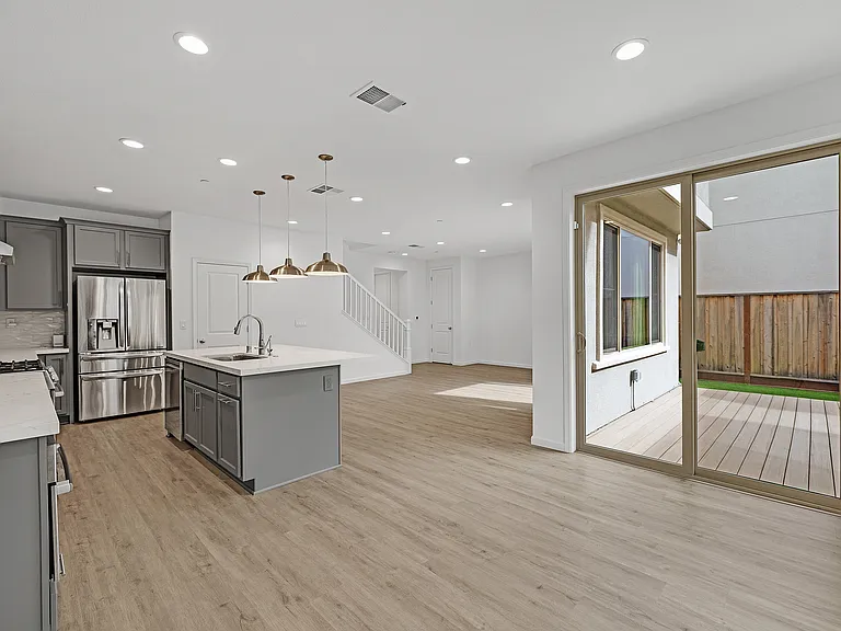 Dining, Kitchen, Living