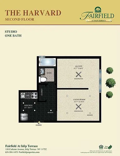 Floor plan The Harvard Lower and Upper
