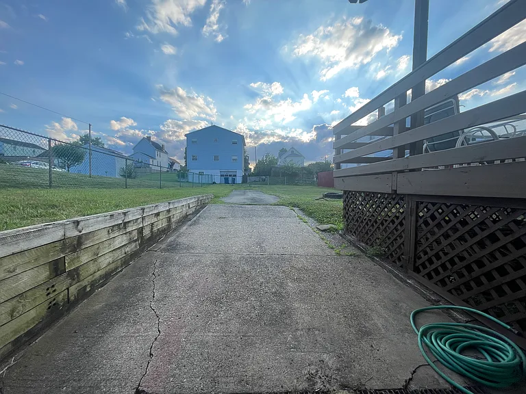 Backyard and Driveway