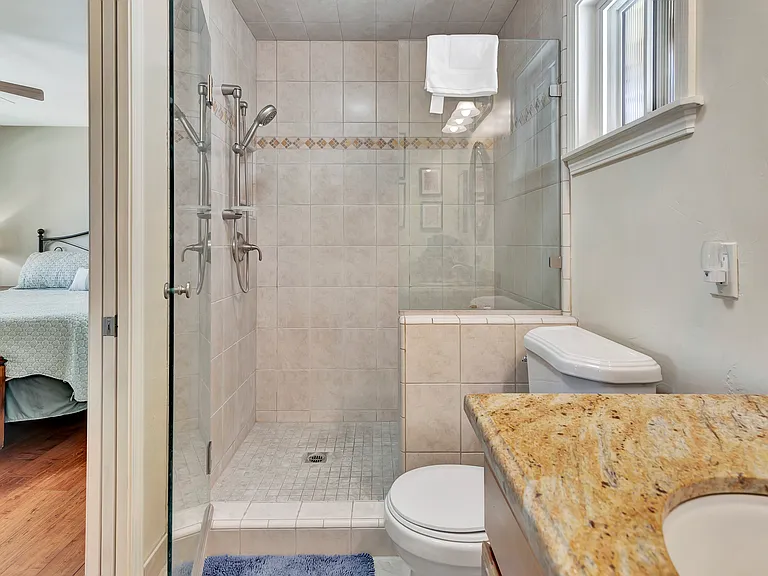 Master Bathroom Main Floor with walk-in shower