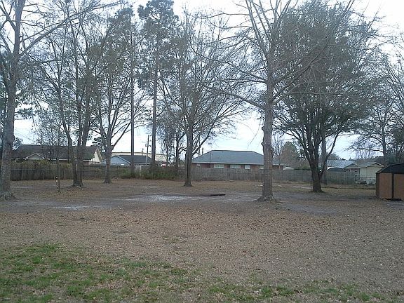 Fenced back yard