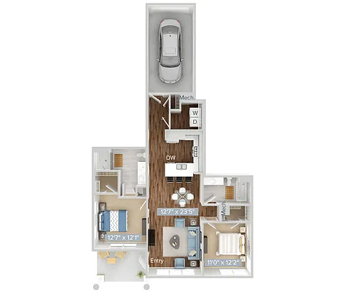Floor plan B1-1166