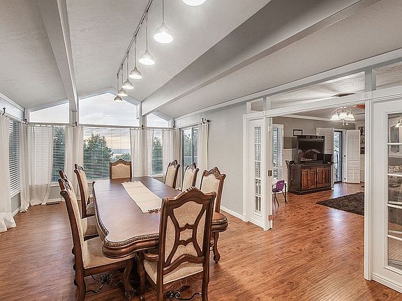 French doors to family room