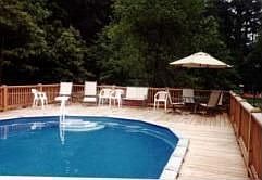 18x33 AG Pool with huge deck