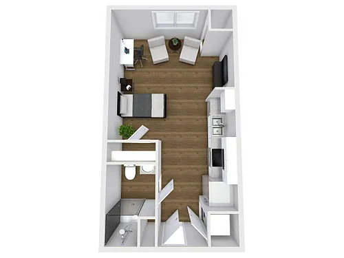 Floor plan Studio
