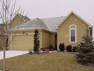 Front of villa
