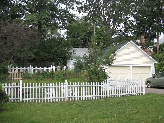 fenced in back yard