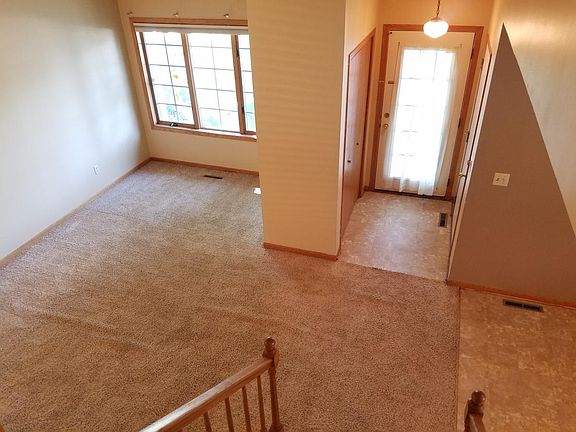 Living area next to foyer