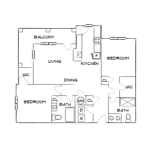 Floor plan Design 2D