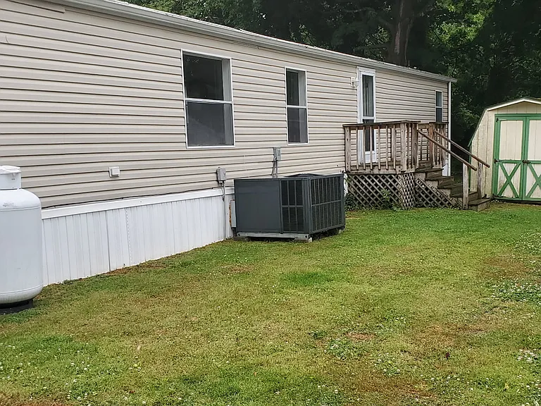 New unit - gas heat and electric AC. New roof.