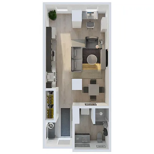 Floor plan Studio A2
