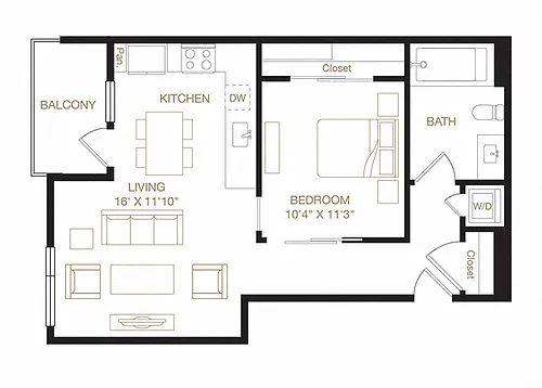 Floor plan Prescott