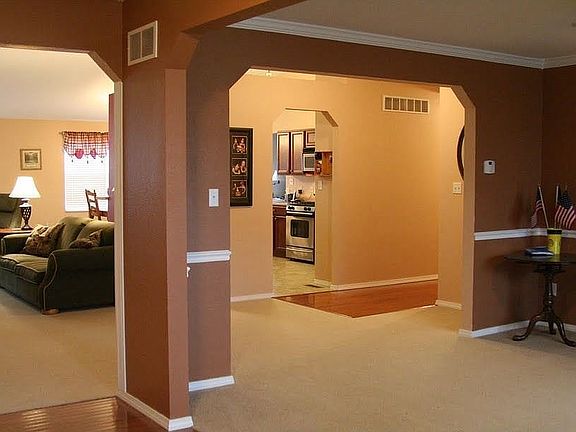 View from Entrance into Dining Room