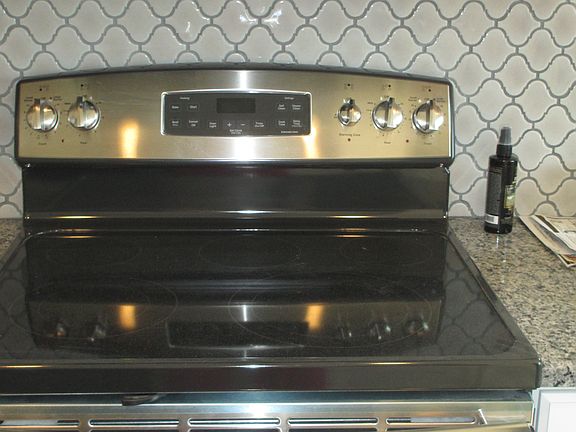 new GE range and microwave