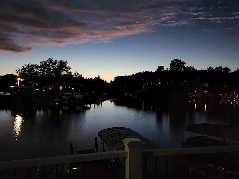 Evening View from Master Balcony