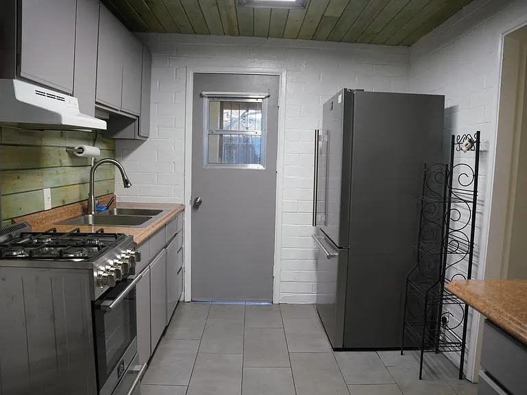 Kitchen with Stainless steel appliances and plenty of storage