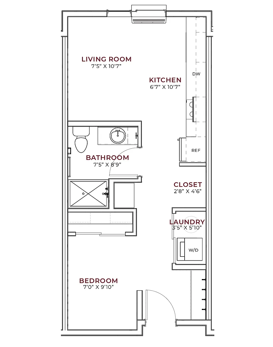 Floor plan The Cove