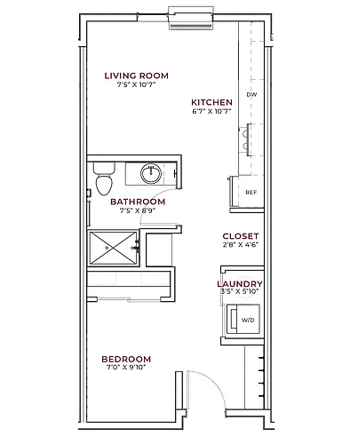 Floor plan The Cove