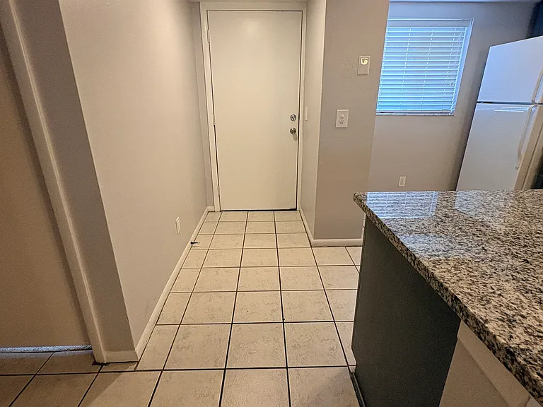 Entrance into kitchen