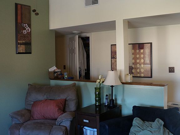 Ceiling fans keep this room cool in the summer!