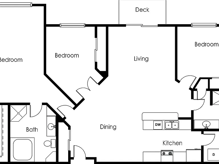 3 Bed / 2 Bath 1518 sq ft