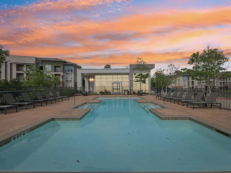 Enjoy the sunset from our lovely pool area.