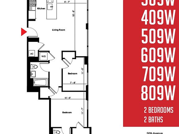 2nd image of 214 50th Ave APT 609W