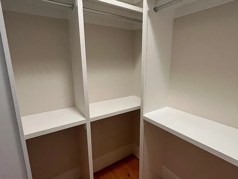 Master walk-in closet, custom built