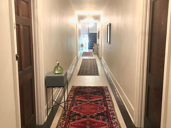 Building interior hallway