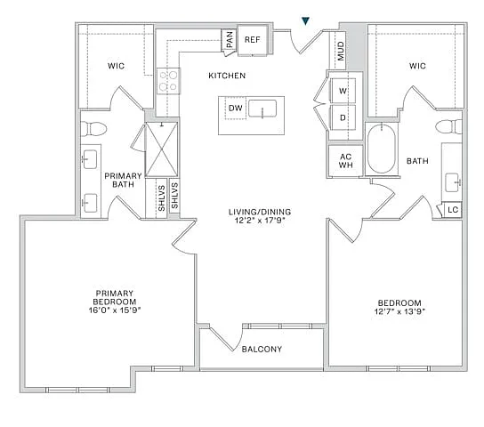 Floor plan B3
