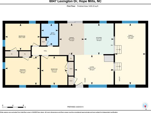 6047 Lexington Dr, Hope Mills, NC 28348