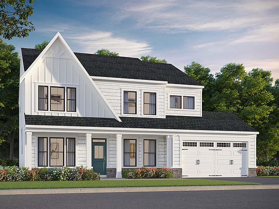 Elevation 3 of the Kendrick a home design at Lakeside at Trappe by Brookfield Residential