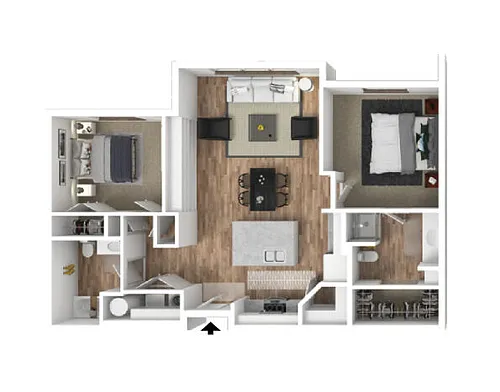 Floor plan Bruneau