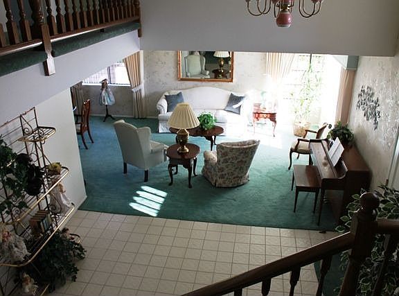 view from staircase