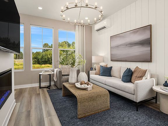 Living Room with Fireplace