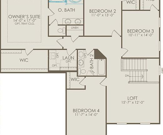 Home Design Layout with Structural Options